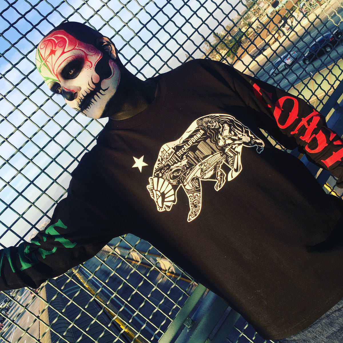 DeCalifornia West Coast Mexico inspired long-sleeve T!