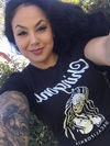 Black Chingona Crop Top T!